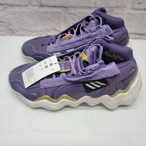 Adidas Exhibit B Candace Parker Mid Basketball Shoes GZ2377 Women's Size 8 - Picture 8 of 9